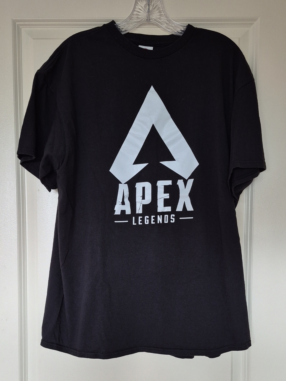 Black T-Shirt with White Apex Legends Logo